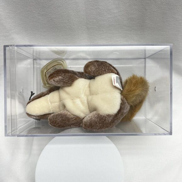 Ty Original Beanie Baby 1999 Chipper the Chipmunk MWMTs Plush In Storage Box - Picture 5 of 12